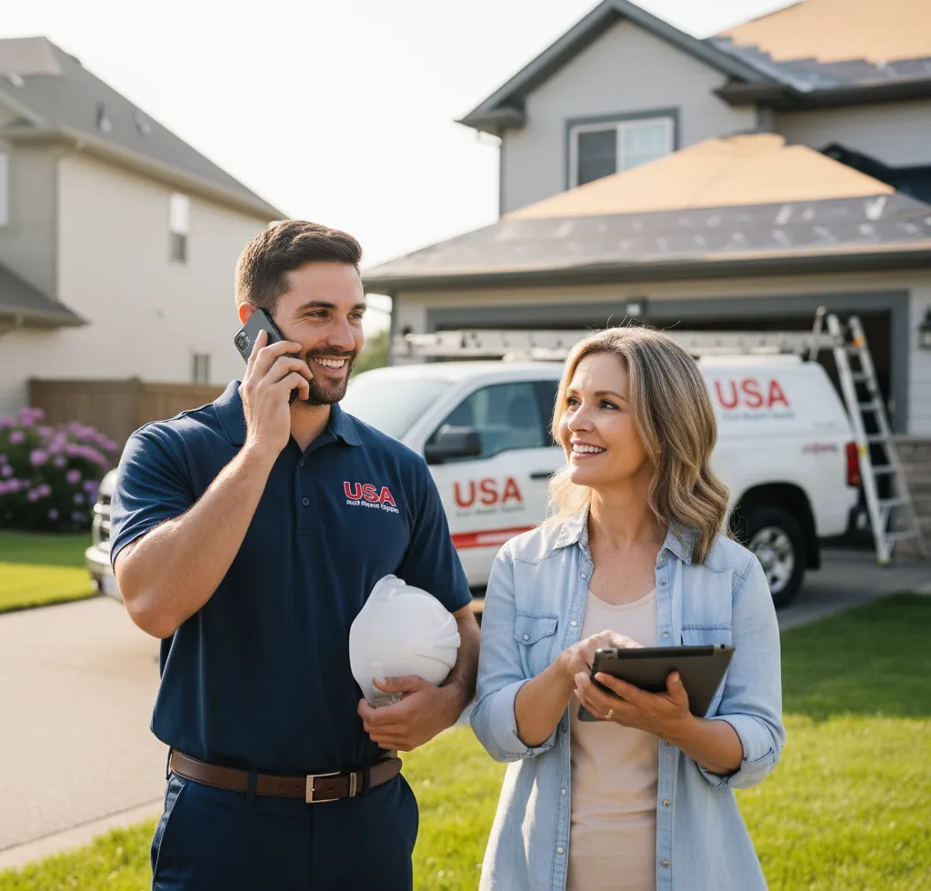USA Roof Repair Experts customer support in Red Bluff